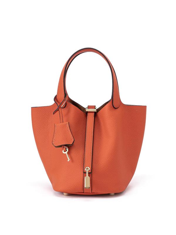 Chic Alltags-Ledertasche