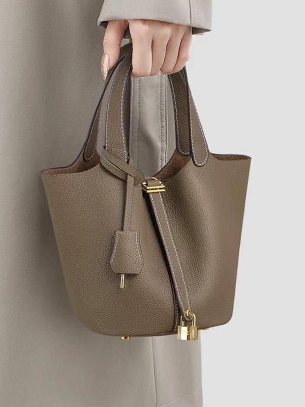 Chic Alltags-Ledertasche