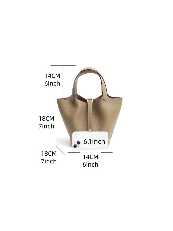 Chic Alltags-Ledertasche