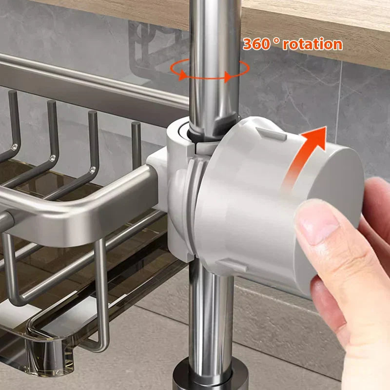 Aluminium Spülbecken Organizer - Halten Sie Ihren Raum sauber