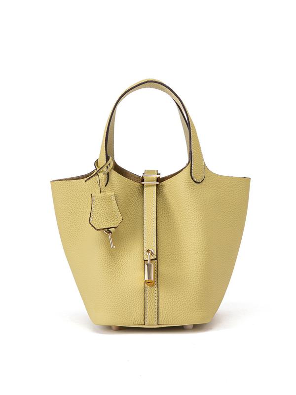 Chic Alltags-Ledertasche