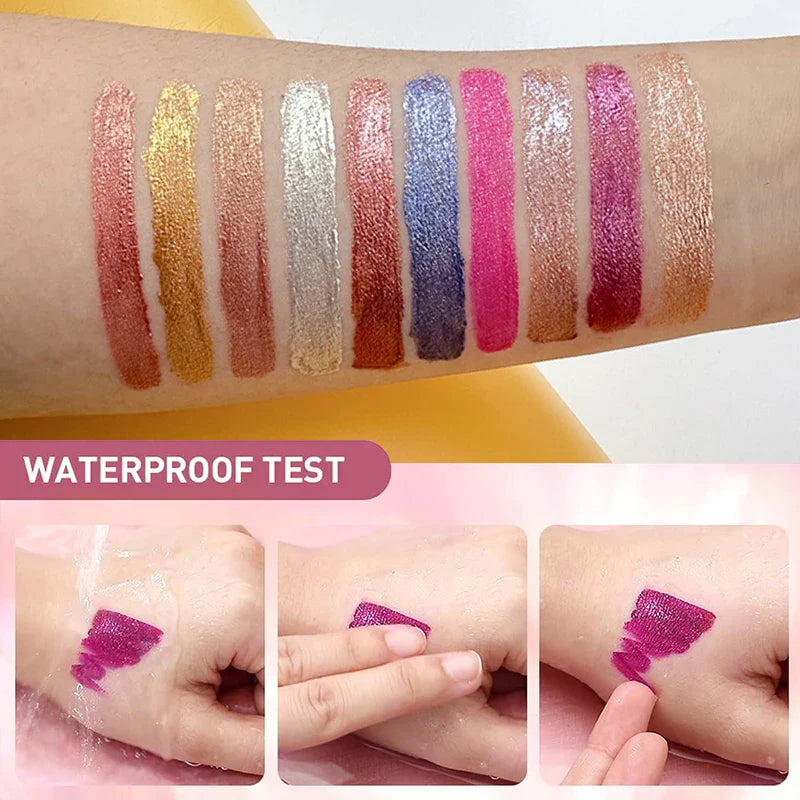 (1 + 1 Gratis) Diamond Shine Flüssiger Lippenstift