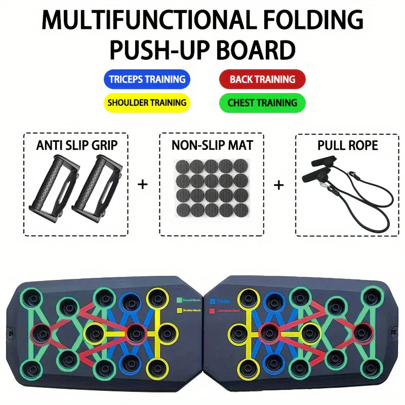 Push-Pro MAX™ | Klappbares Push-up-Board: Ganzkörpertraining für den Oberkörper