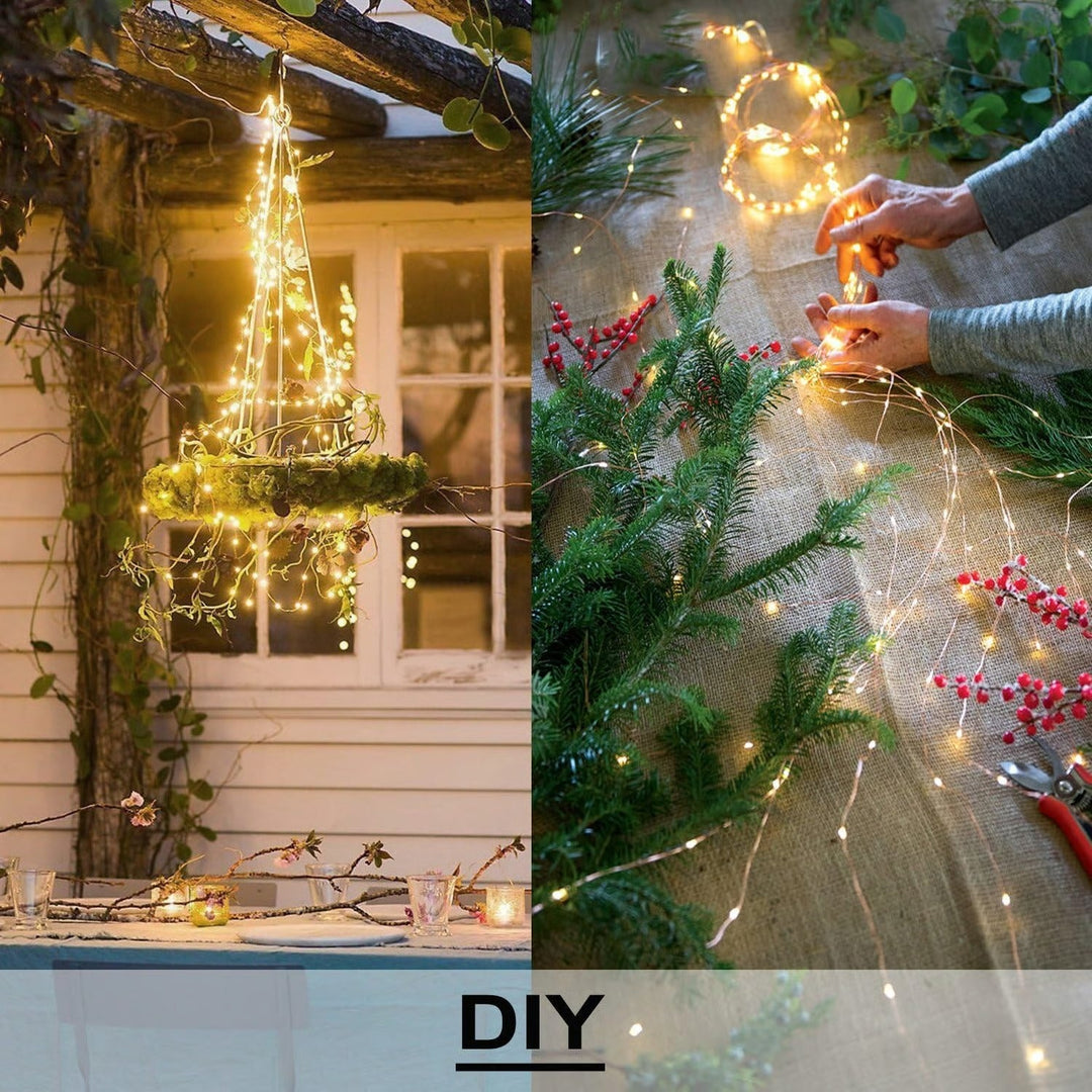 Funkelnde LED-Lichterkette