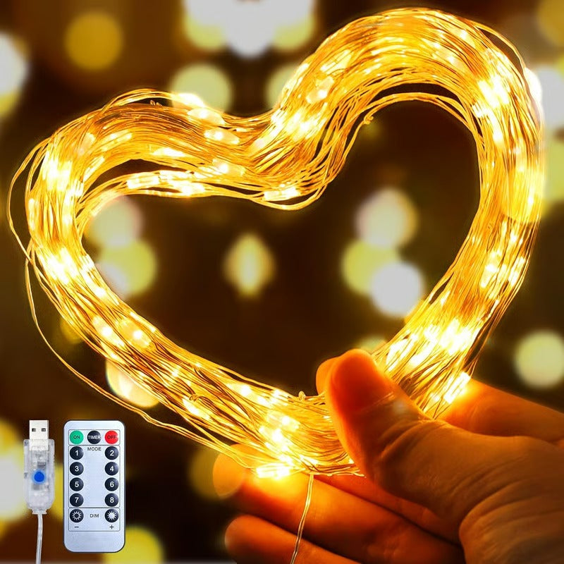 Funkelnde LED-Lichterkette