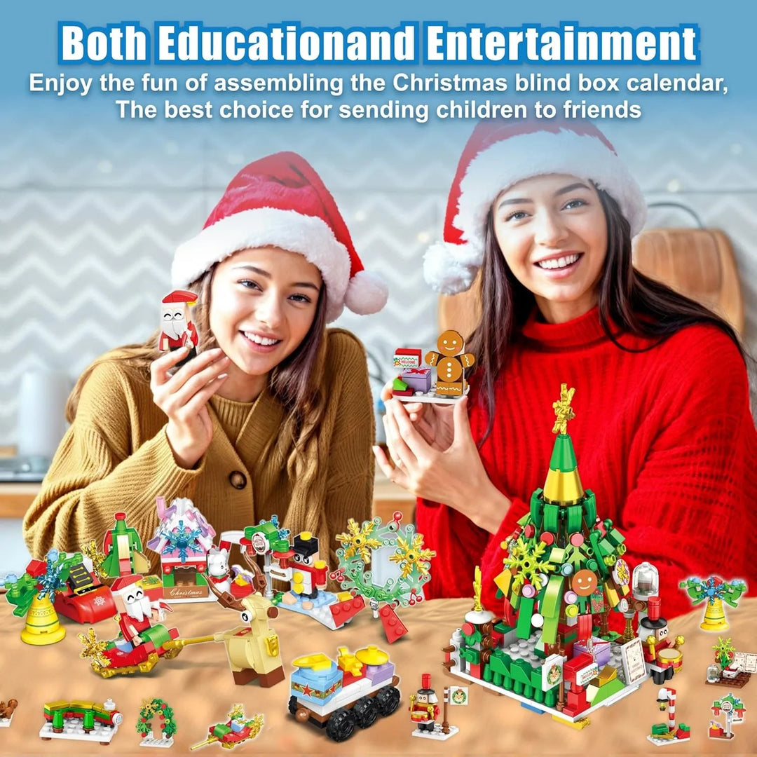 Bauklötzchen-Set Adventskalender — 24 Tage voller Bauspiel und Spielspaß