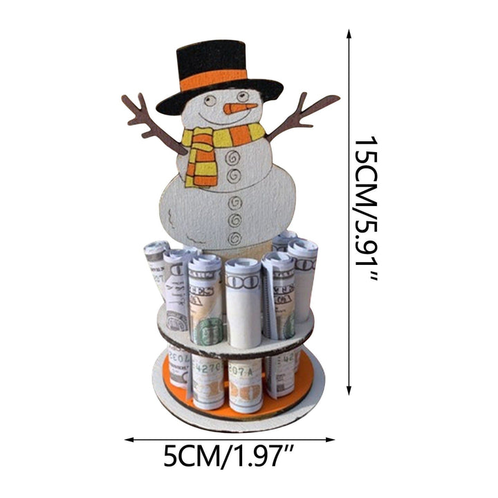 Schneemann-Geldhalter – Dekorativ Banknoten am Weihnachtsbaum aufhängen