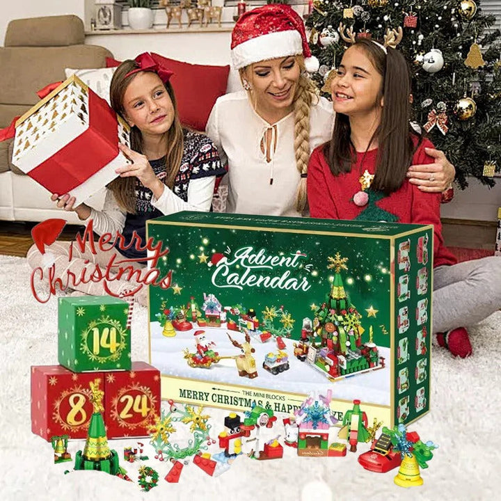 Bauklötzchen-Set Adventskalender — 24 Tage voller Bauspiel und Spielspaß