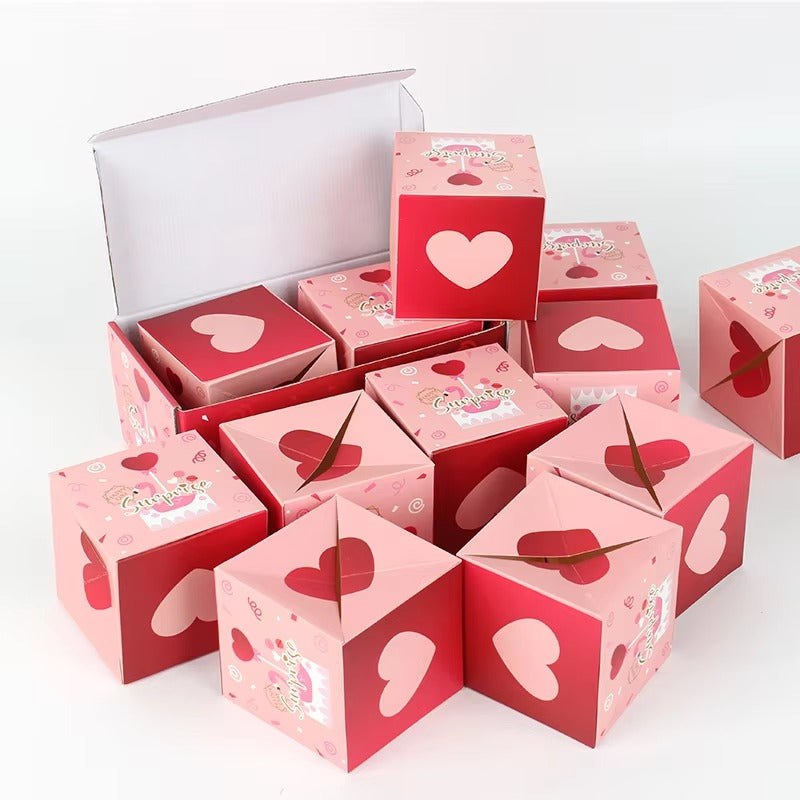 3D Faltbare Überraschungsbox – Explosions-Popup-Geschenk für Partys &amp; Mehr
