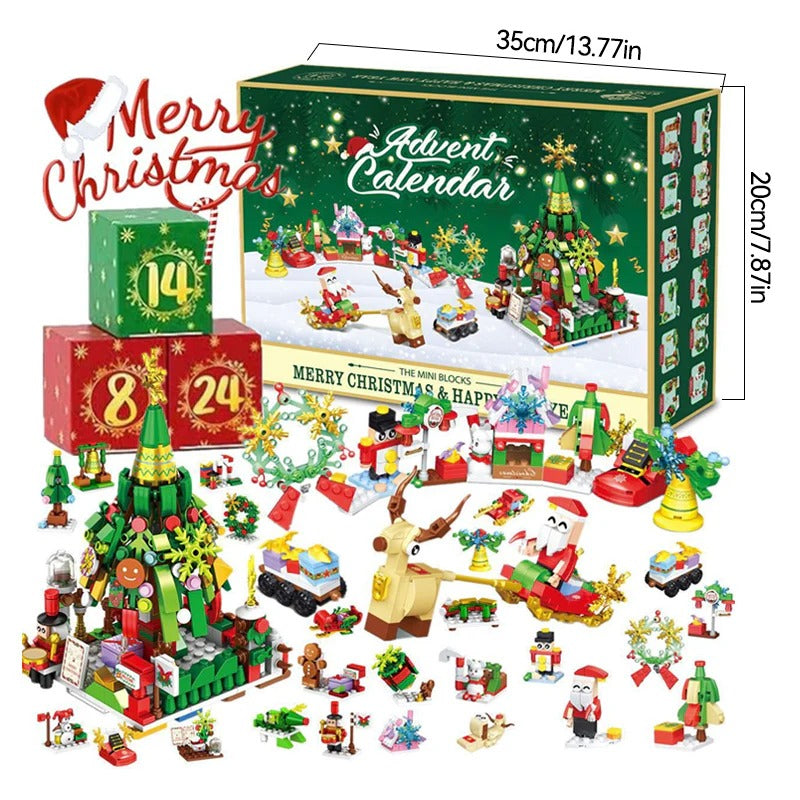 Bauklötzchen-Set Adventskalender — 24 Tage voller Bauspiel und Spielspaß