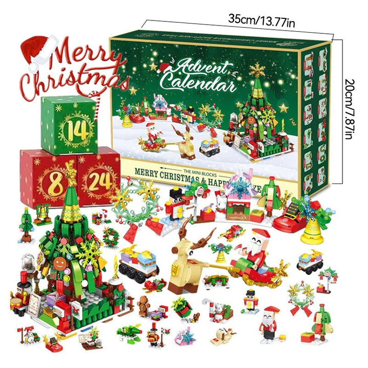 Bauklötzchen-Set Adventskalender — 24 Tage voller Bauspiel und Spielspaß