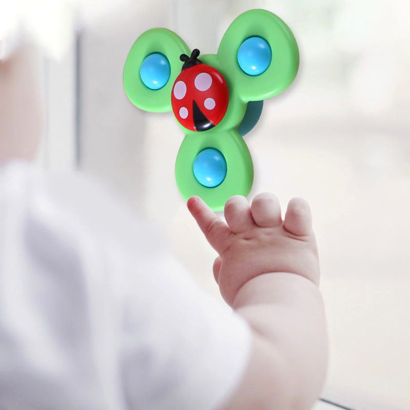 Bade- und Entwicklungs-Spielzeug - BabySpinners (Set mit 3)
