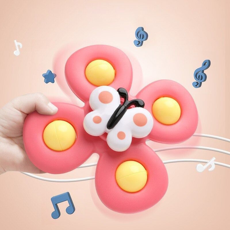Bade- und Entwicklungs-Spielzeug - BabySpinners (Set mit 3)