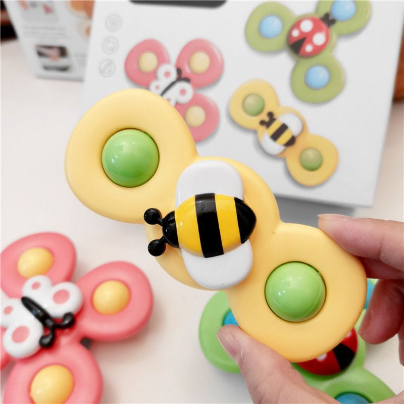 Bade- und Entwicklungs-Spielzeug - BabySpinners (Set mit 3)