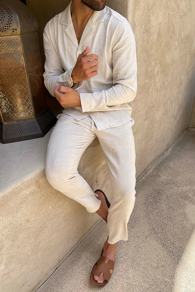 Gianni - Herren-Leinen Set