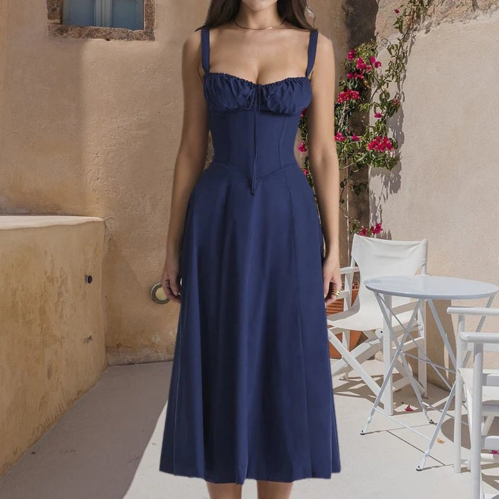 Linsay| Mode Druck Kleid