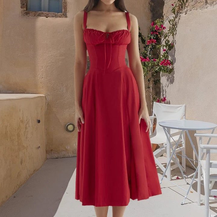 Linsay| Mode Druck Kleid