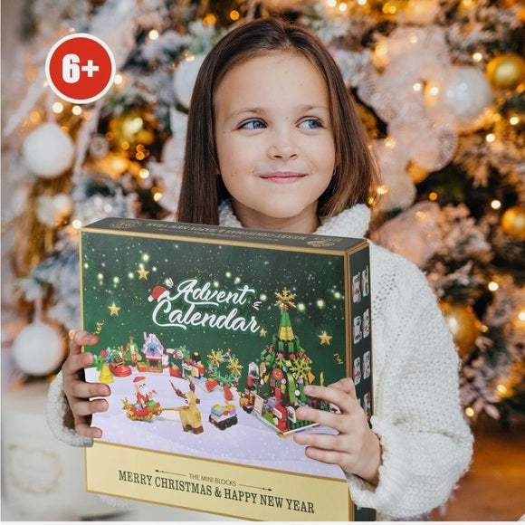 Bauklötzchen-Set Adventskalender — 24 Tage voller Bauspiel und Spielspaß