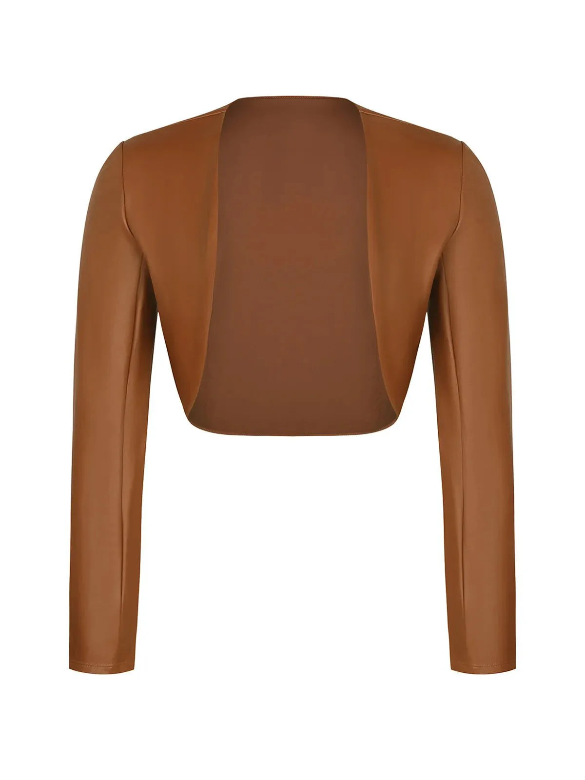 Shapewear Kunstleder Korsett Midi Kleid Bolero Jacke Set