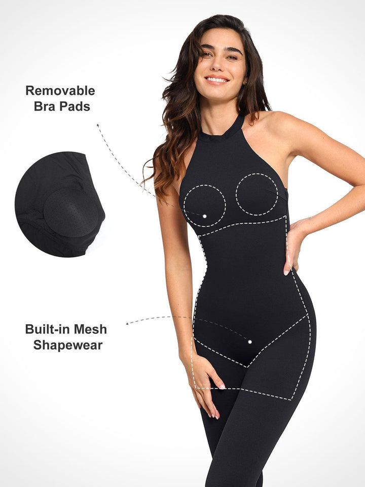 Integriertes Shapewear-Halter-Overall Oder Romper
