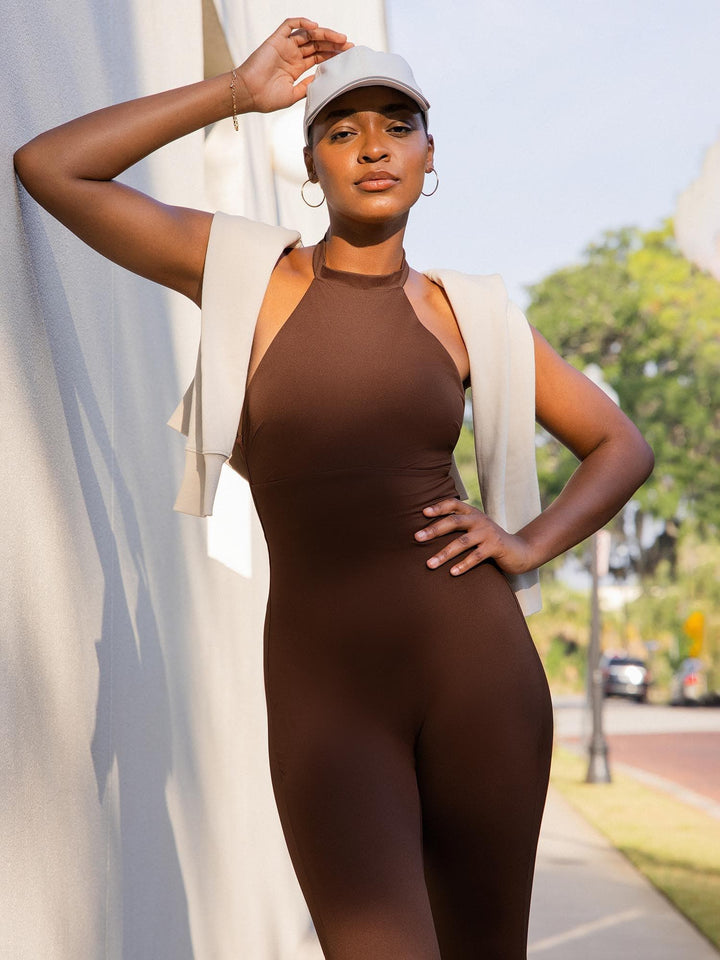 Integriertes Shapewear-Halter-Overall Oder Romper