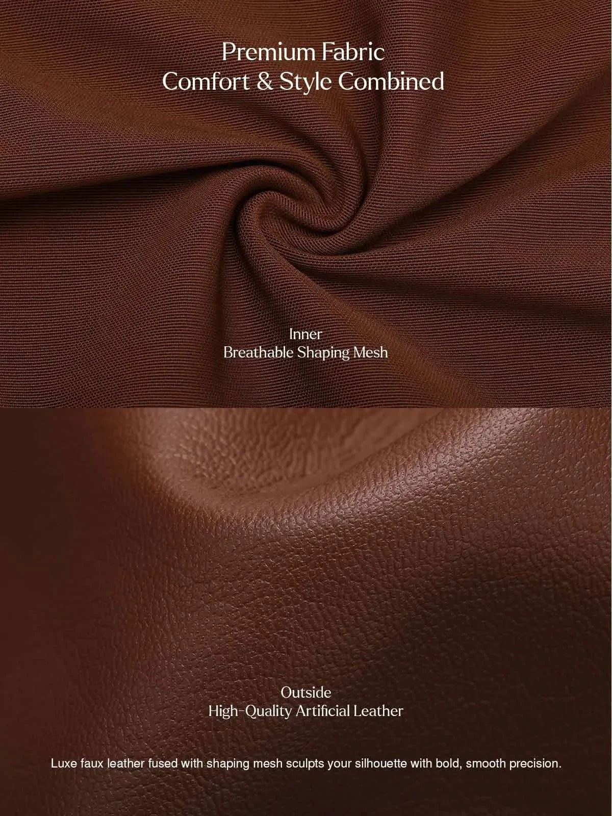 3-in-1 Sculpting Kunstleder-Body