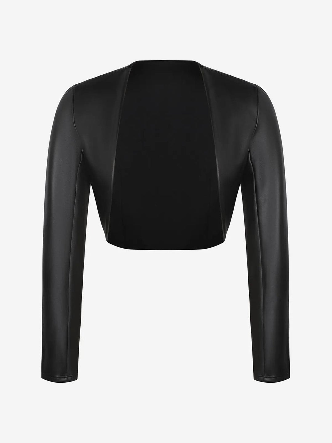 Formendes, pseudo-ledernes Korsett-Overall-Set