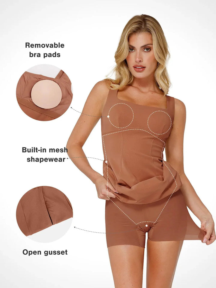 Formende Plüsch-Bodycon-Skulptur-Kleid mit Schlitz im Midi-Format