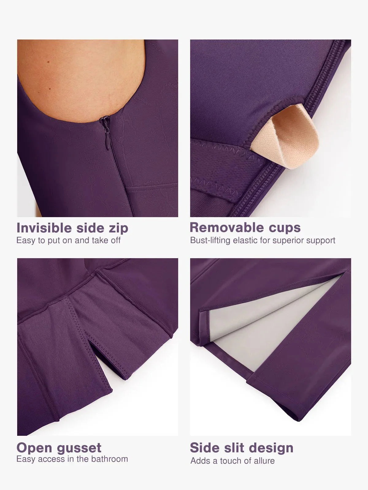 Formende Plüsch-Bodycon-Skulptur-Kleid mit Schlitz im Midi-Format