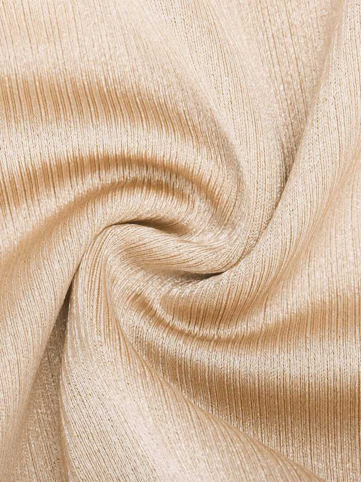 Formende Off-Shoulder Midirock mit Raffung und schimmerndem Sculpting-Effekt