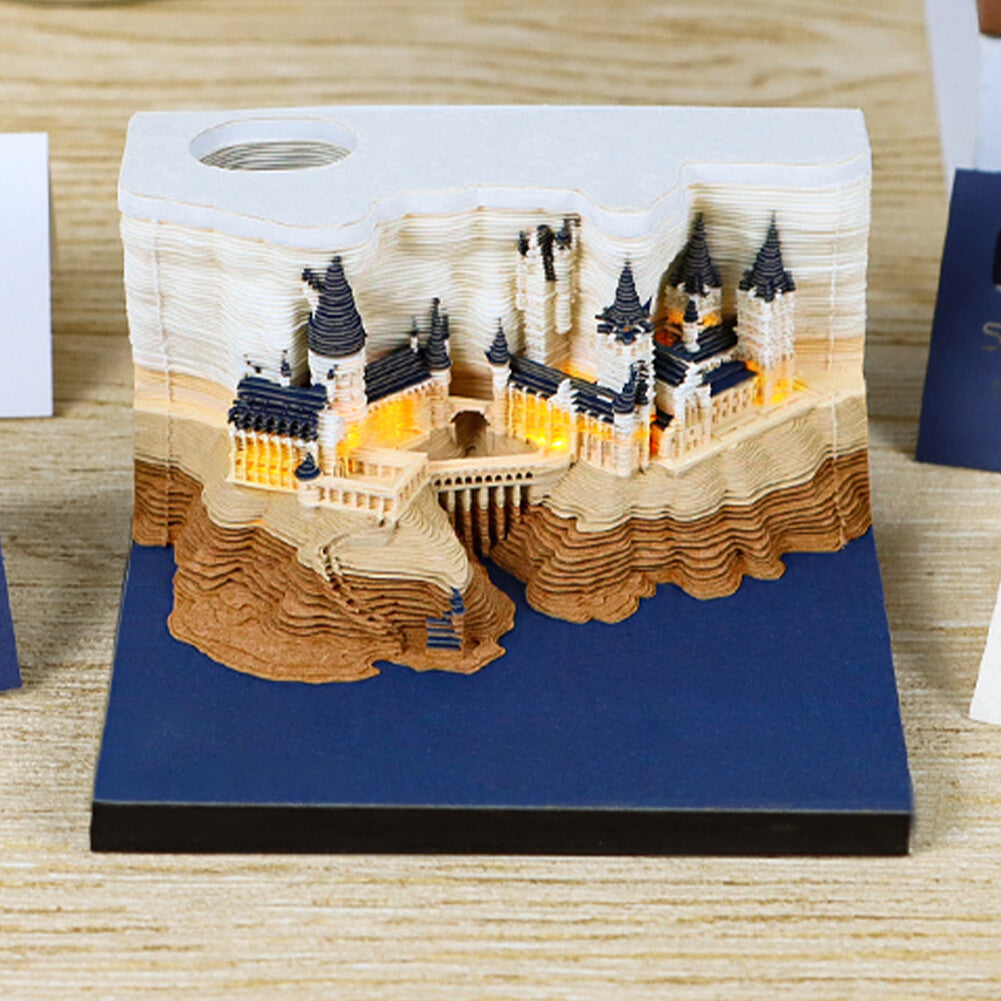 3D Hogwarts Castle Adventskalender – Magische Überraschungen mit warmer LED-Leuchtkraft