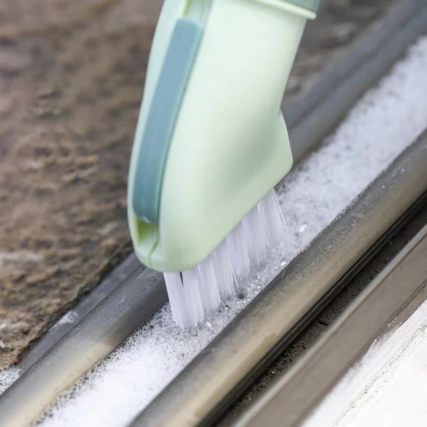 Multifunktionale Spaltbürste, kompatibel mit Mineralwasserflaschen