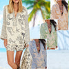 Rochella™ – Satiniertes Set mit einzigartigem Print und Quasten-Details