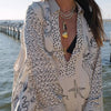 Rochella™ – Satiniertes Set mit einzigartigem Print und Quasten-Details