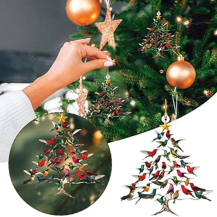 Kolibri Baumschmuck – Bunte Verzierung &amp; Warme Feiertagsstimmung