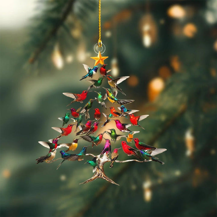 Kolibri Baumschmuck – Bunte Verzierung &amp; Warme Feiertagsstimmung