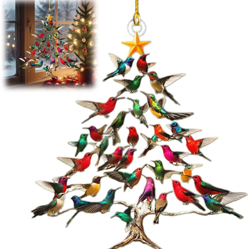 Kolibri Baumschmuck – Bunte Verzierung &amp; Warme Feiertagsstimmung
