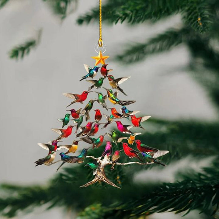 Kolibri Baumschmuck – Bunte Verzierung &amp; Warme Feiertagsstimmung