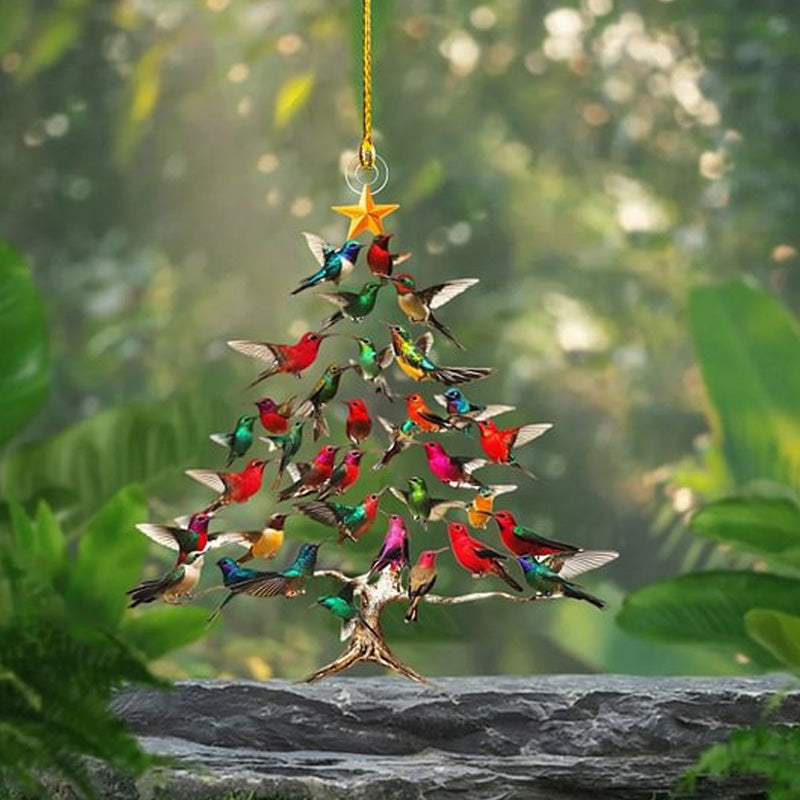Kolibri Baumschmuck – Bunte Verzierung &amp; Warme Feiertagsstimmung