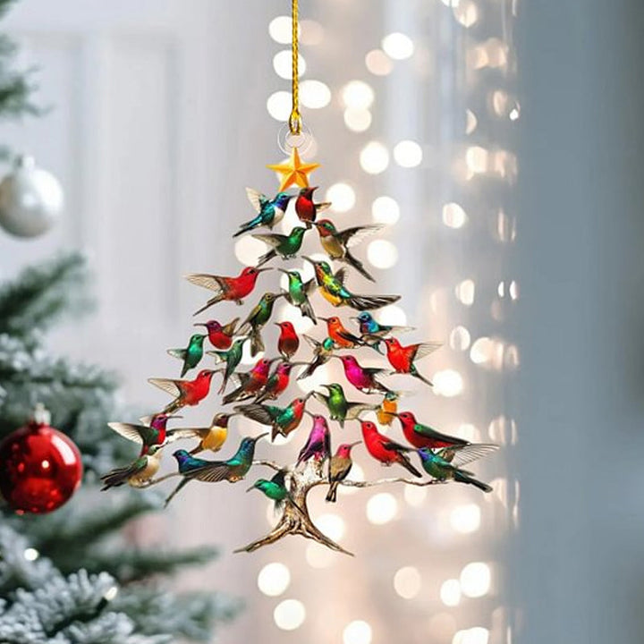 Kolibri Baumschmuck – Bunte Verzierung &amp; Warme Feiertagsstimmung