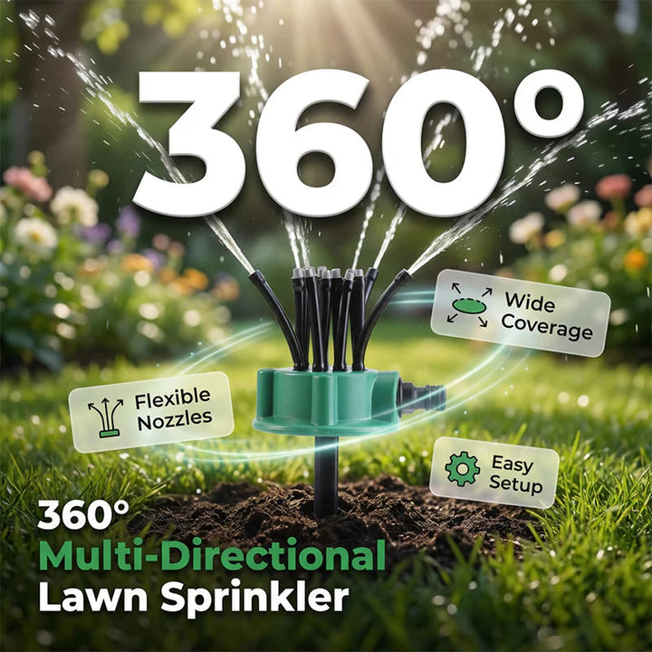 Präzisions-Gartenregner mit 360°-Abdeckung
