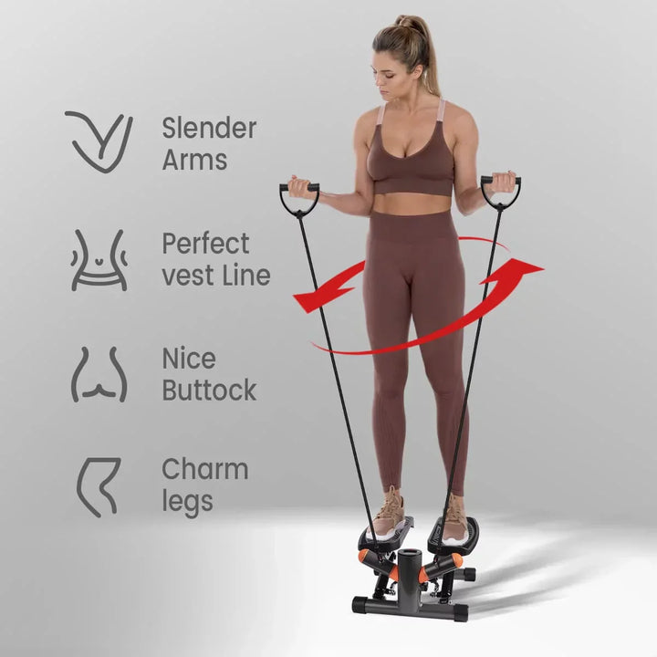Stepura Treppensteiger-Maschine mit Widerstandsbändern