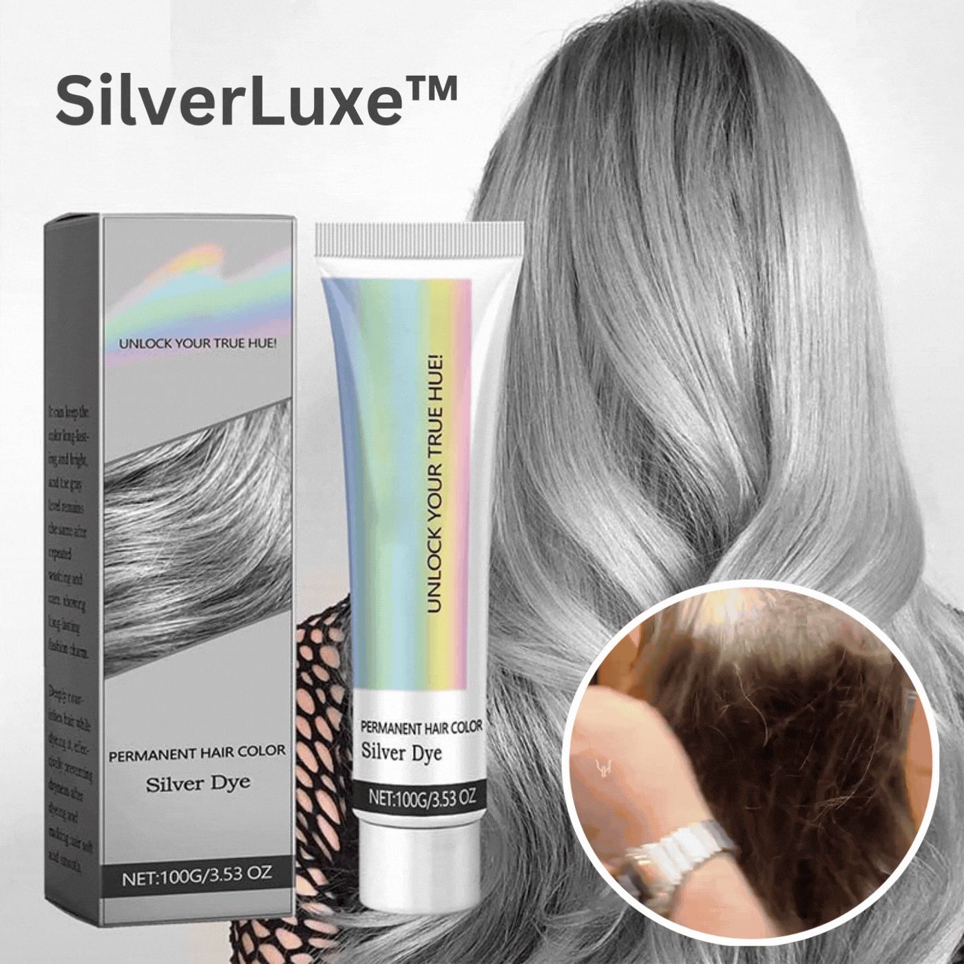 GrayLuxe™ | Shine in Silver (1 + 1 Free)
